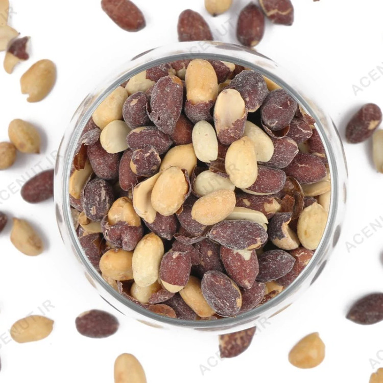 مغز بادام زمینی بوداده