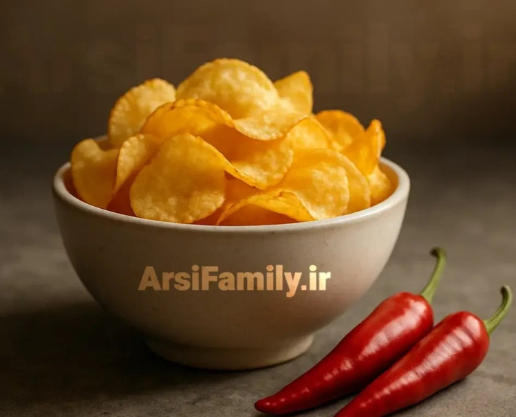 چیپس فله ای تازه