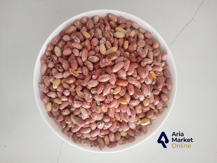 مغز بادام زمینی آستانه بوداده